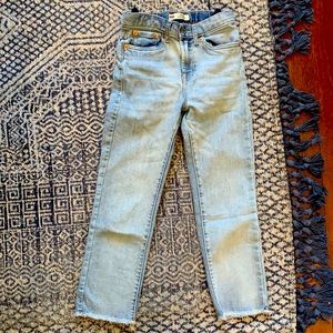 HIGH RISE ANKLE STRAIGHT BIG GIRLS JEANS Size 8